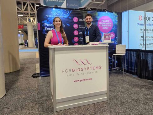 Image showing PCR Biosystems' event booth.