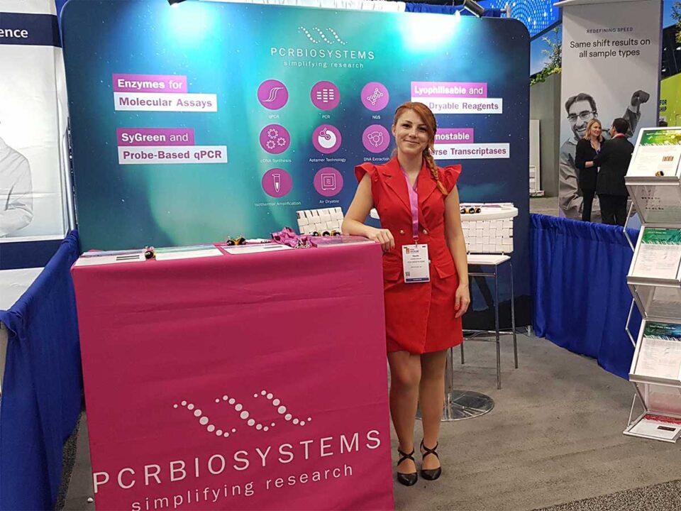The PCR Biosystems booth at ASM 2022