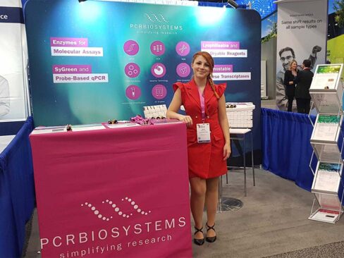The PCR Biosystems booth at ASM 2022
