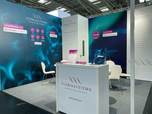 Photo of the PCR Biosystems event booth