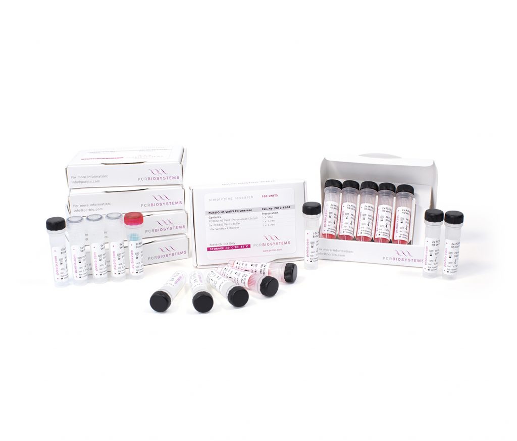 Product picture of the PCRBIO HS VeriFi range of enzymes ideal for multiplex high fidelity PCR