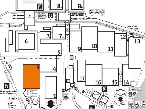 Medica 2019 Fairground Map