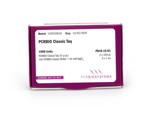 Photo of PCRBIO Classic Taq product box 1000 units