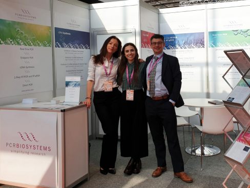 Photo of the PCR Biosystems booth at ECCMID 2019
