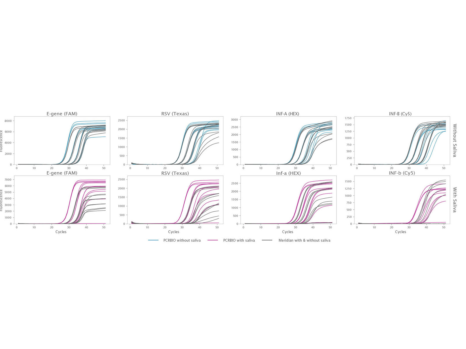Air-Dryable Inhibitor-Tolerant Probe 1-Step Mix outperforms Meridian's corresponding mix